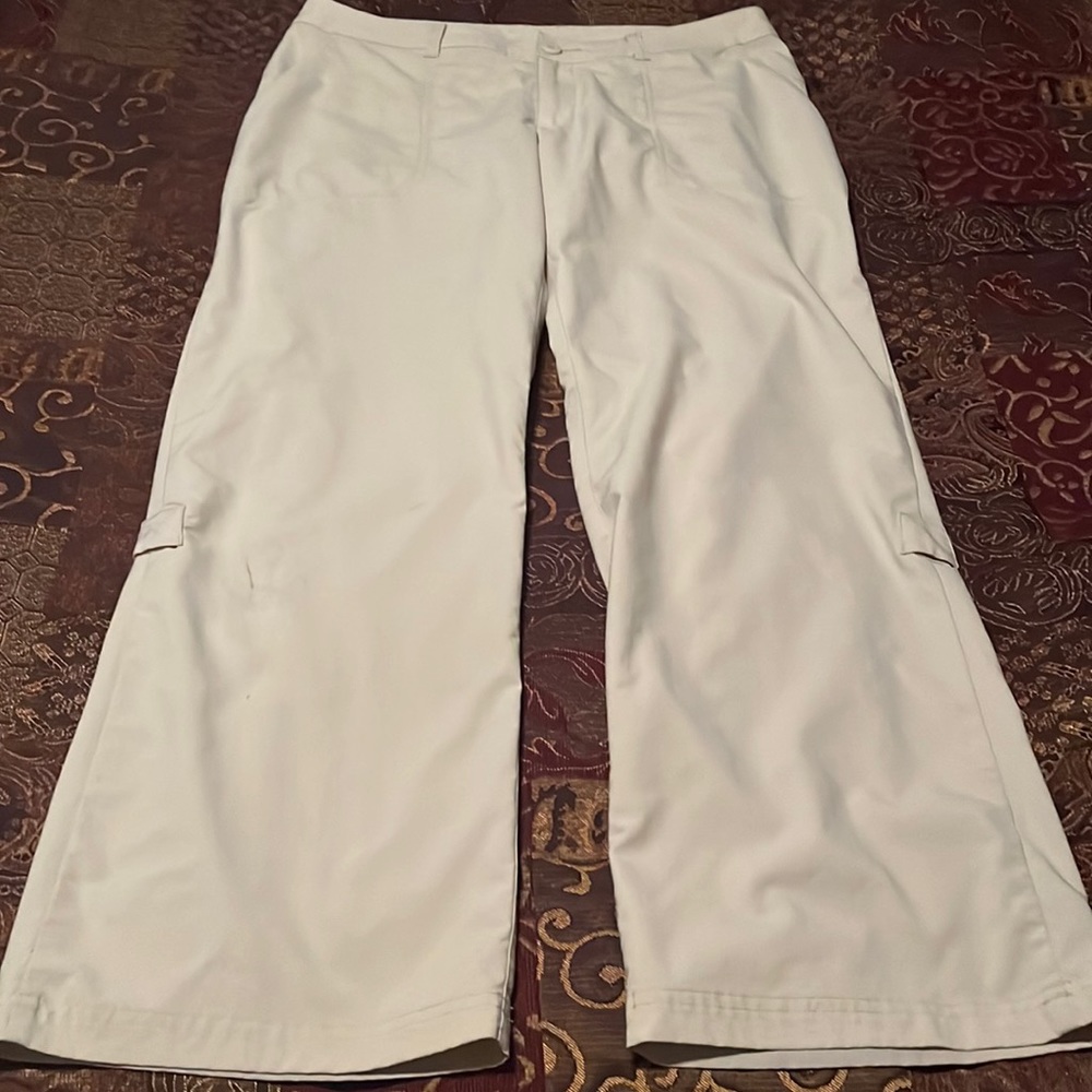 Patagonia Womens Light Beige Wide-Leg Pants